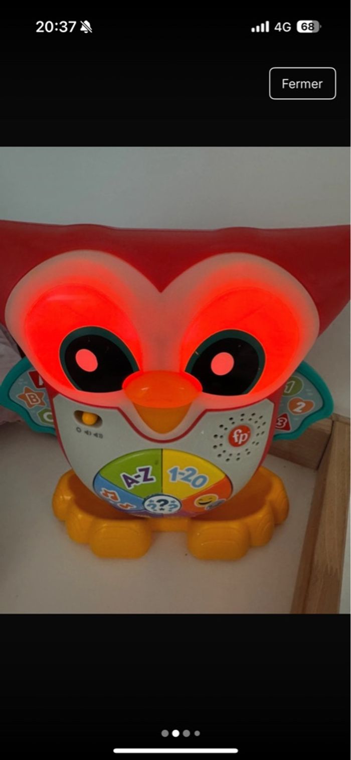 Jeux d'eveil Hibou - photo numéro 2