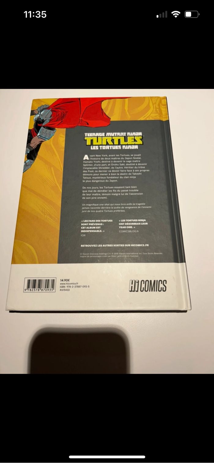 Comics tortues ninja Lot de 4 comics - photo numéro 4