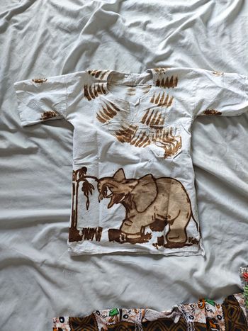 Lot t-shirt africain enfant