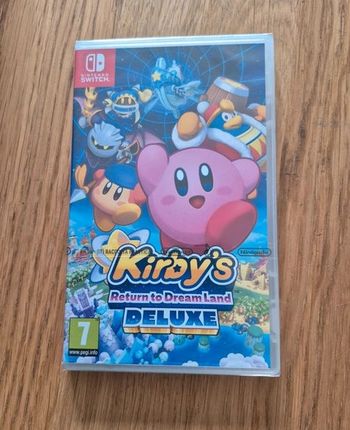 Jeu Kirby's return to dreamland deluxe nintendo switch Fr Neuf Scellé