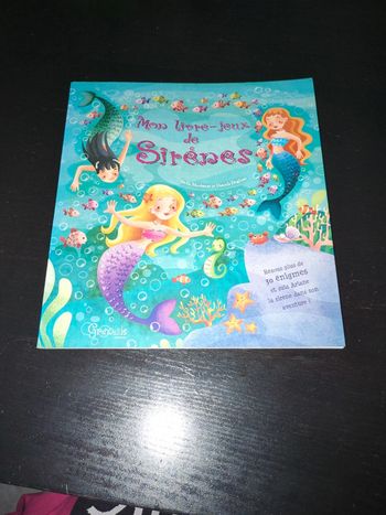 Livre de jeux énigmes de sirènes neuf
