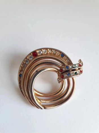 Broche vintage année 80