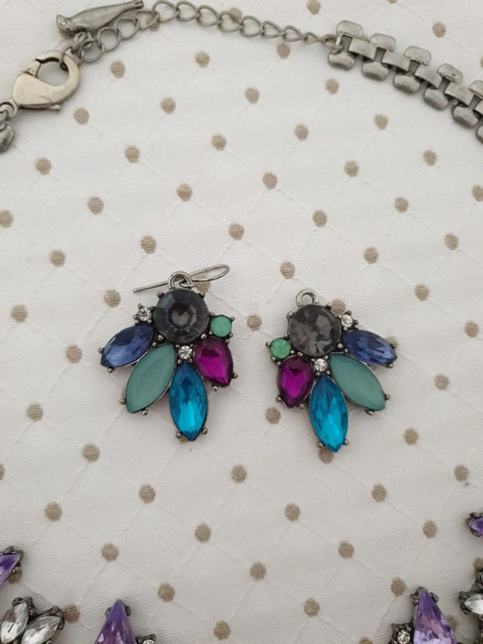 Parure collier + boucles - photo numéro 3