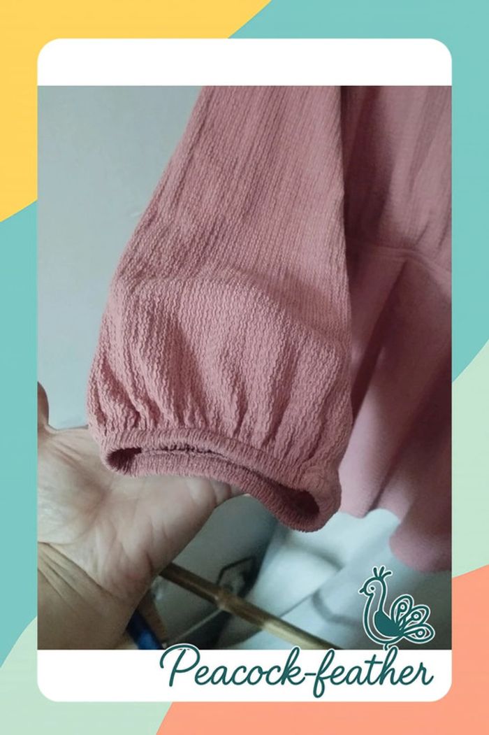Blouse rose 44 xxl m&s mode - photo numéro 6