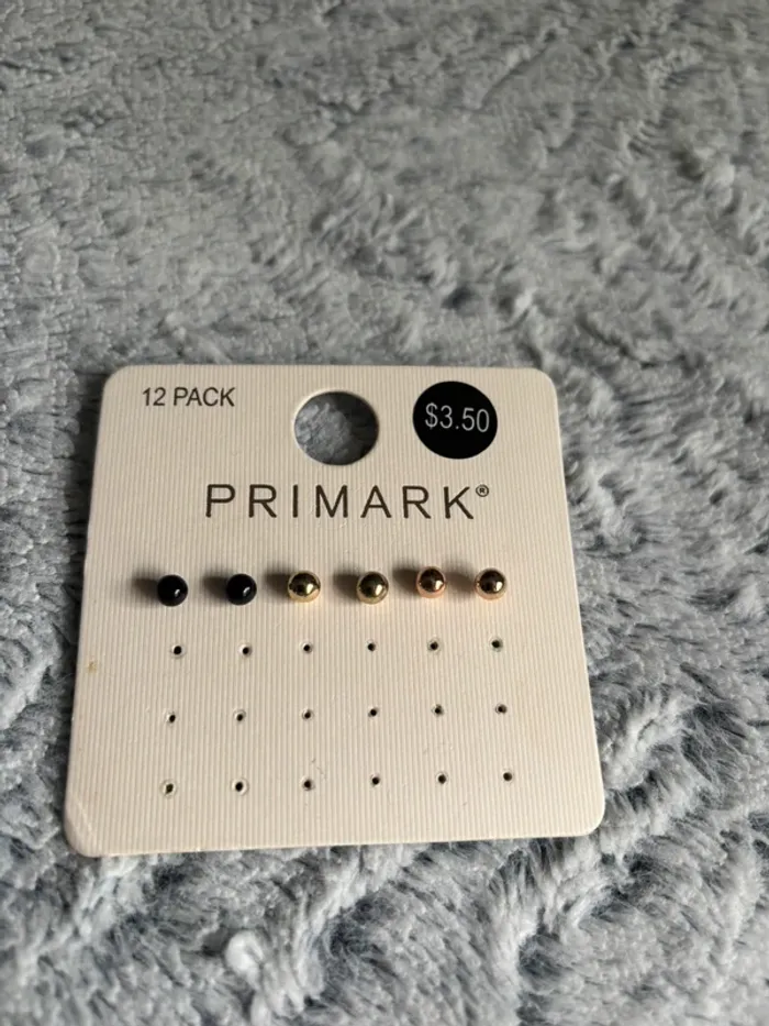 Lot de 3 paires de boucles d’oreilles primark