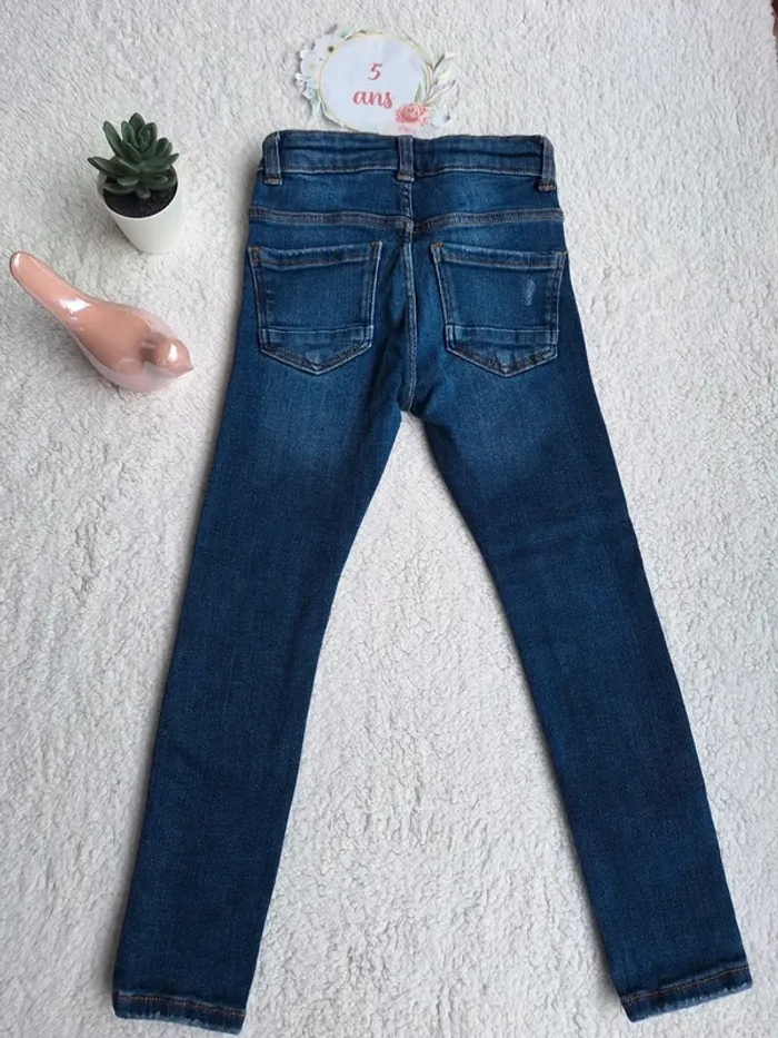 Jeans skinny kiabi bleu - photo numéro 4