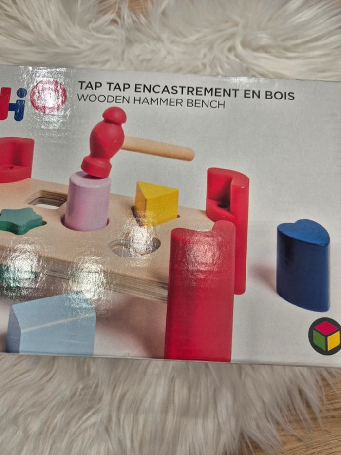 🔨 Jeu d'encastrement en bois avec marteau Oxybul - photo numéro 3