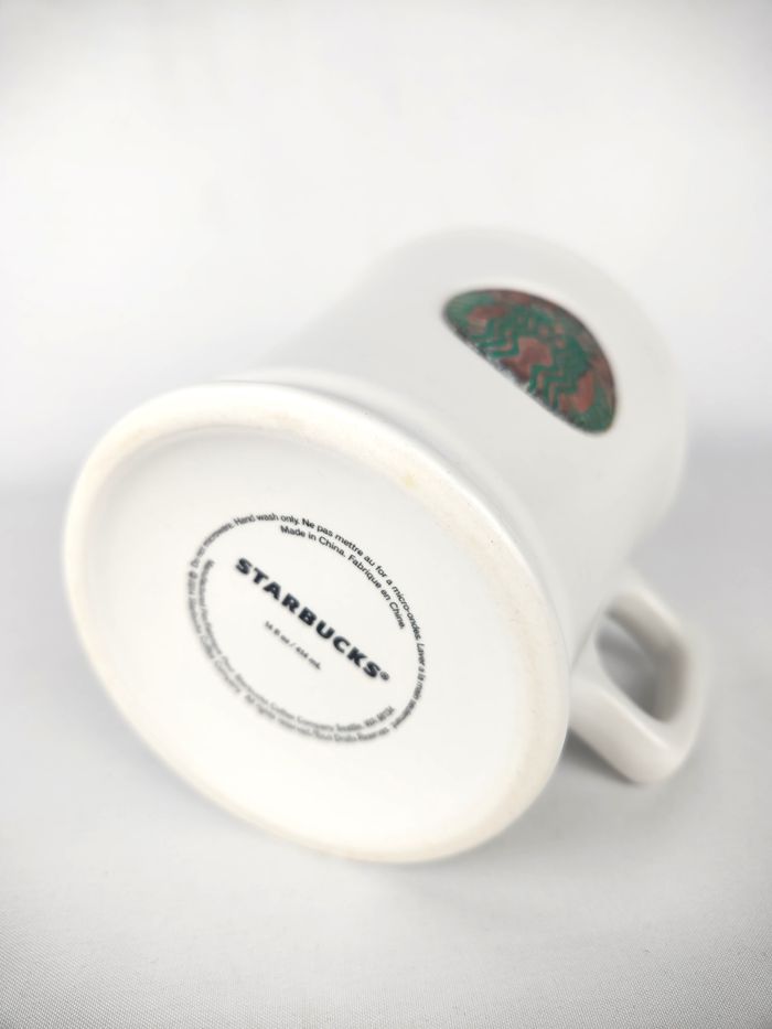 Tasse Starbucks Collector 2014 - Medallion Sirène Cuivre - Céramique - photo numéro 7