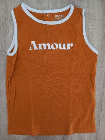 Débardeur "Amour" 24 mois