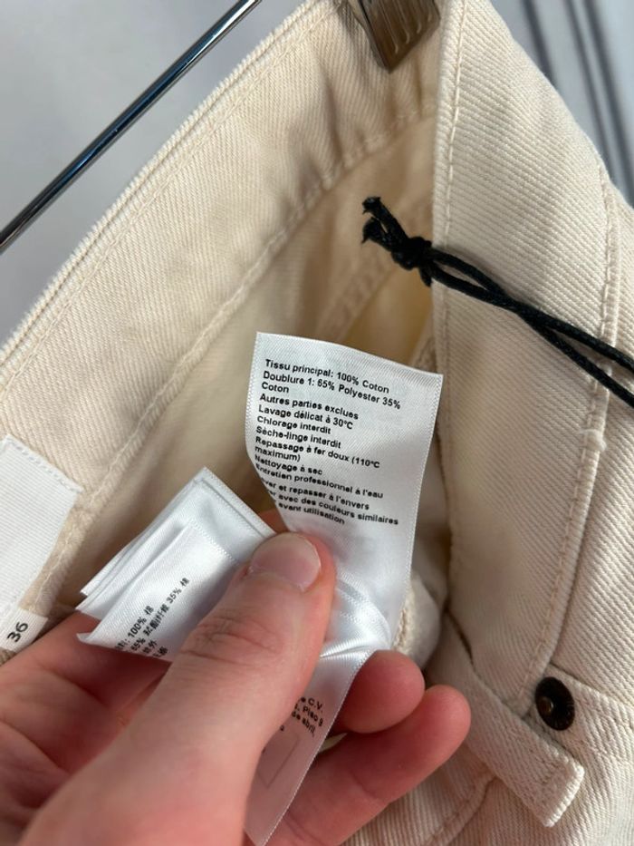 Pantalon taille haute crème Ba&sh 36 Neuf - photo numéro 9