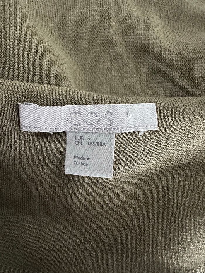 Robe oversize loose kaki COS T36 S - photo numéro 5