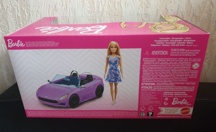 BARBIE ET SA DÉCAPOTABLE MATTEL - photo numéro 2