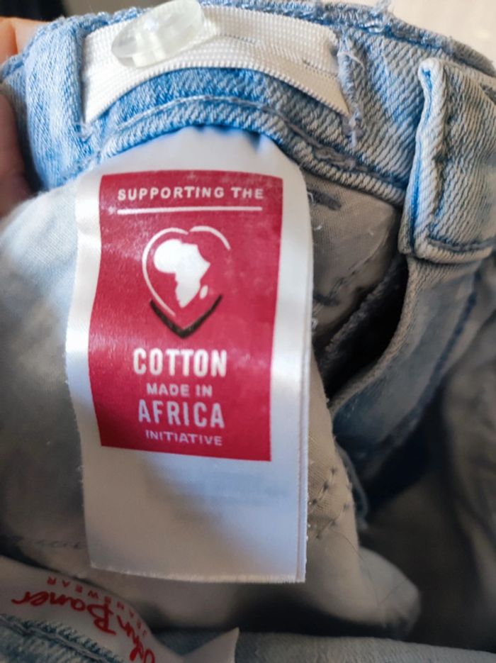 Jean bleu clair coton responsable 8 ans / John Baner - photo numéro 7