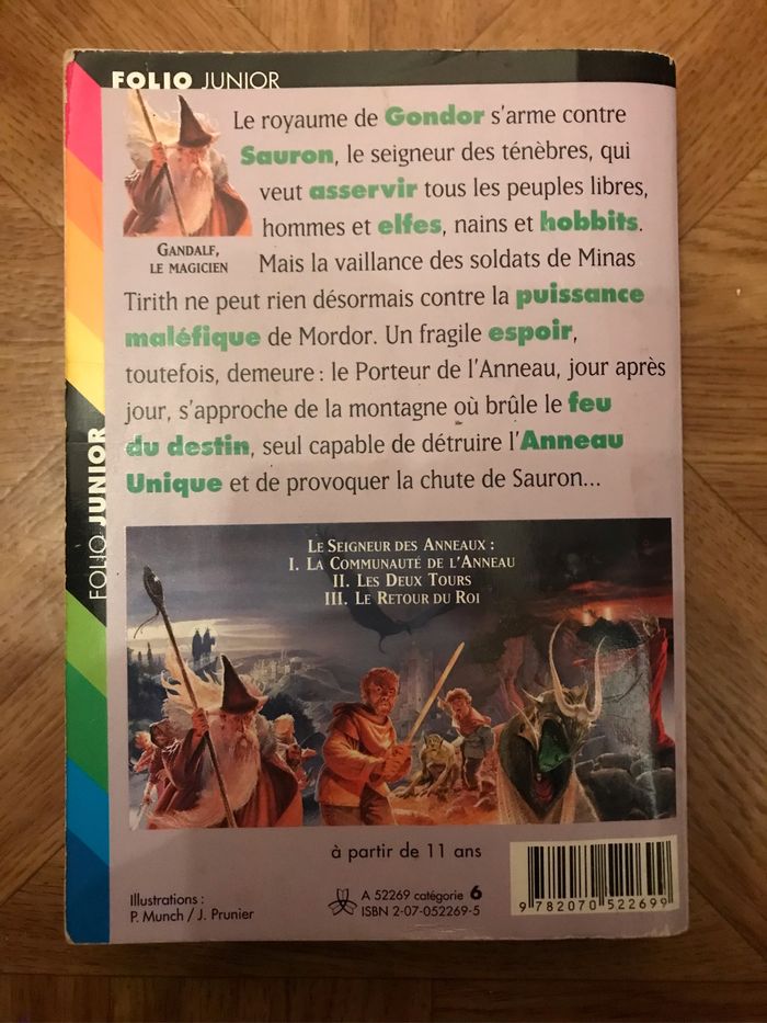 Le seigneur des anneaux le retour du roi tolkien - photo numéro 2
