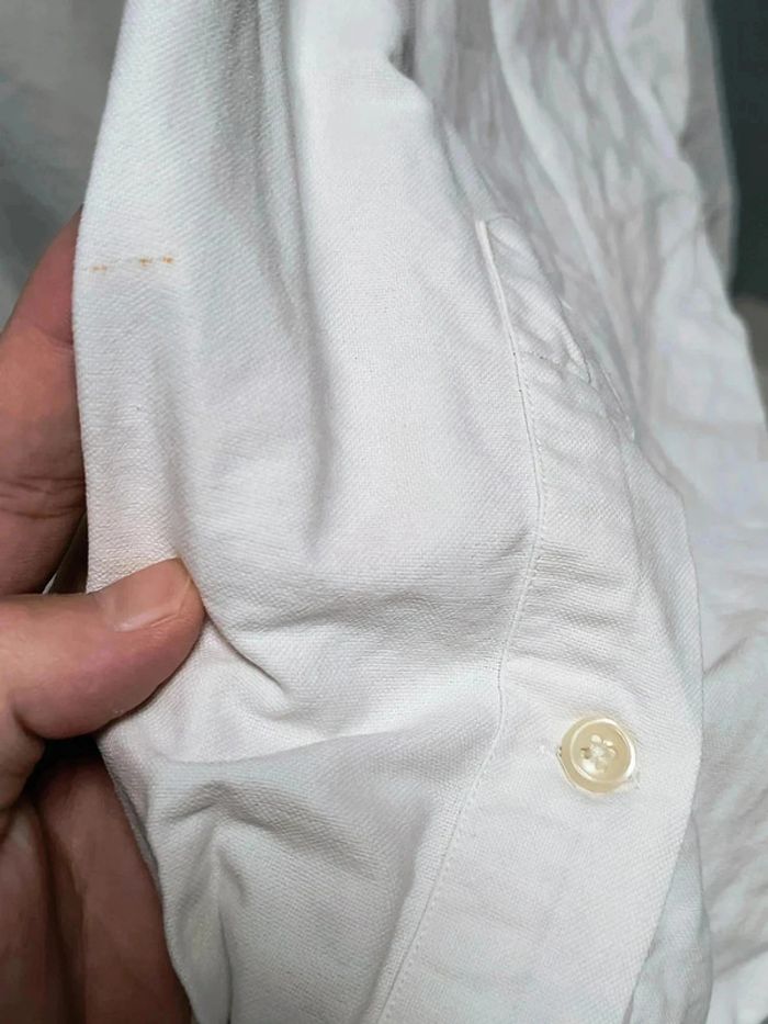 Chemise Ralph Lauren XXL Big Vintage Blanc Logo Brodé – Élégance Intemporelle - photo numéro 9