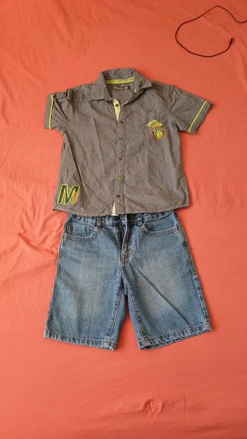 Ensemble short+ chemisette