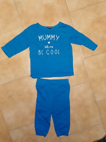 Ensemble haut +pantalon 12mois