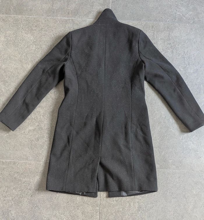 Manteau long Kiabi taille 38 femme noir - photo numéro 2