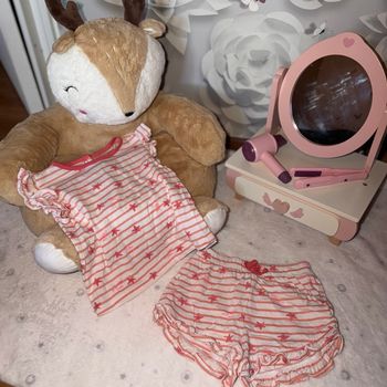 Ensemble short et t-shirt fille - T18mois - sergent major 