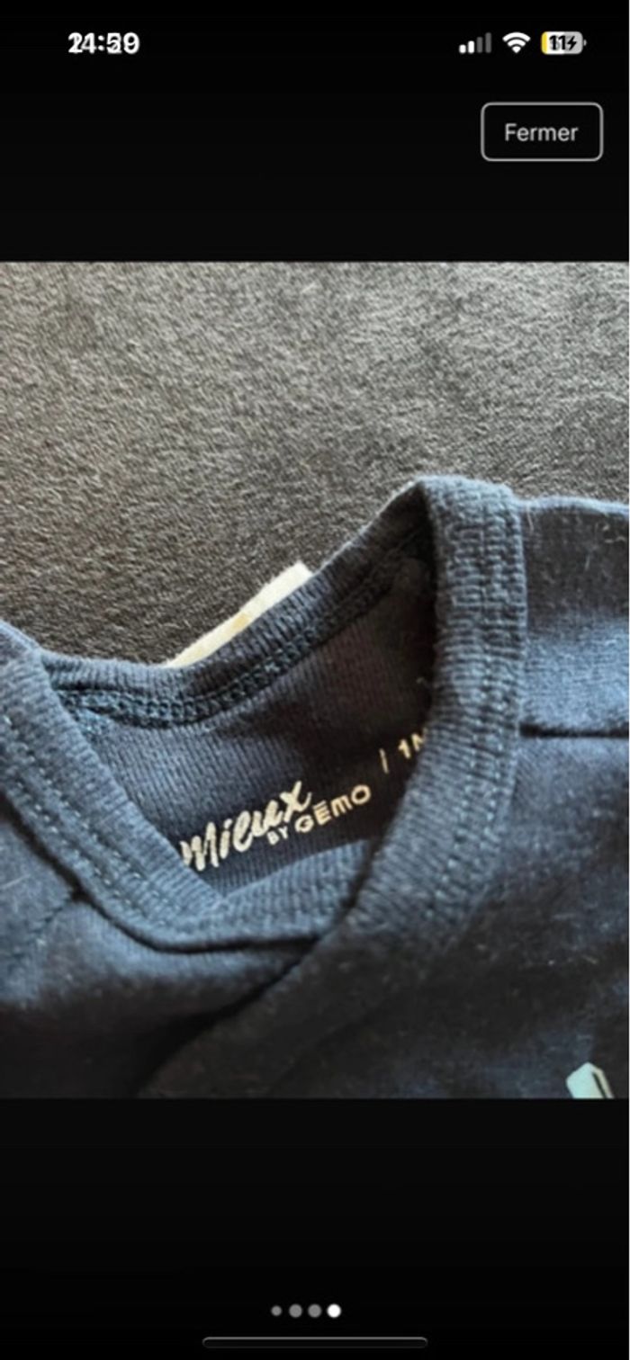 Lot de body 1 mois - photo numéro 4