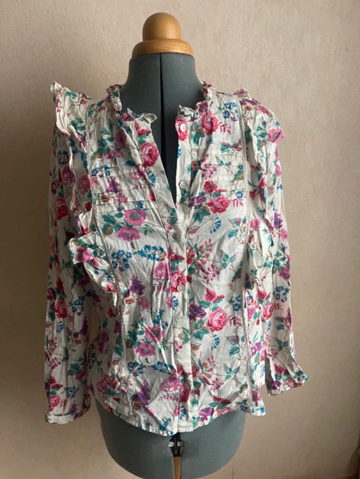 Chemisier en coton imprimé coton