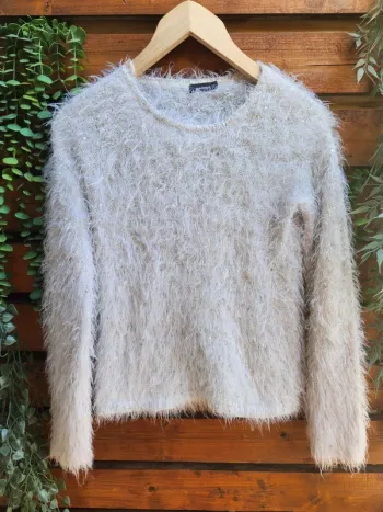 Pull fille In Extenso 14 ans Effet duveteux & sequins