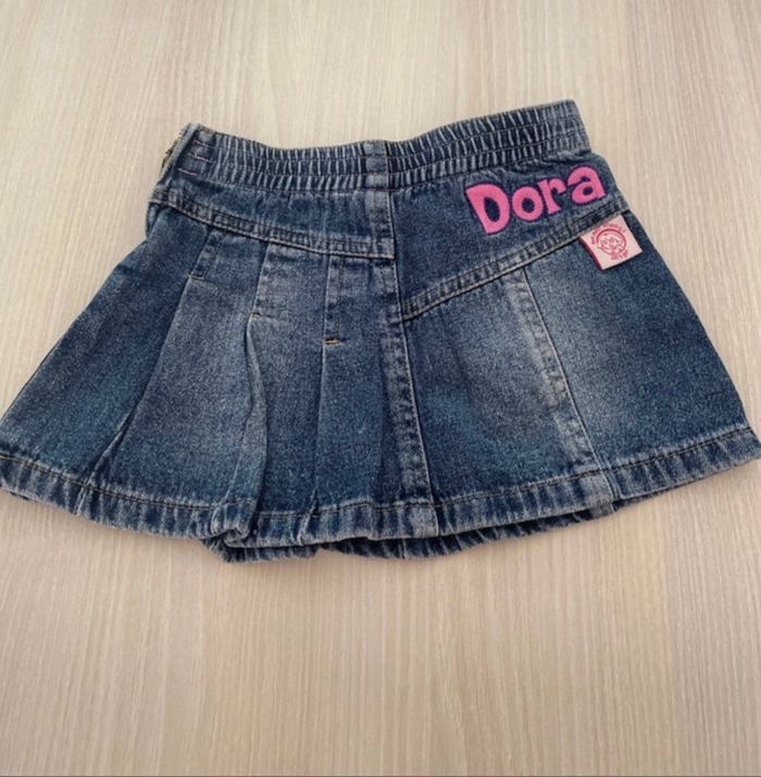 Jupe courte en jean Dora de 24 à 36 mois