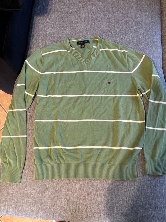 Pull Tommy Hilfiger vert