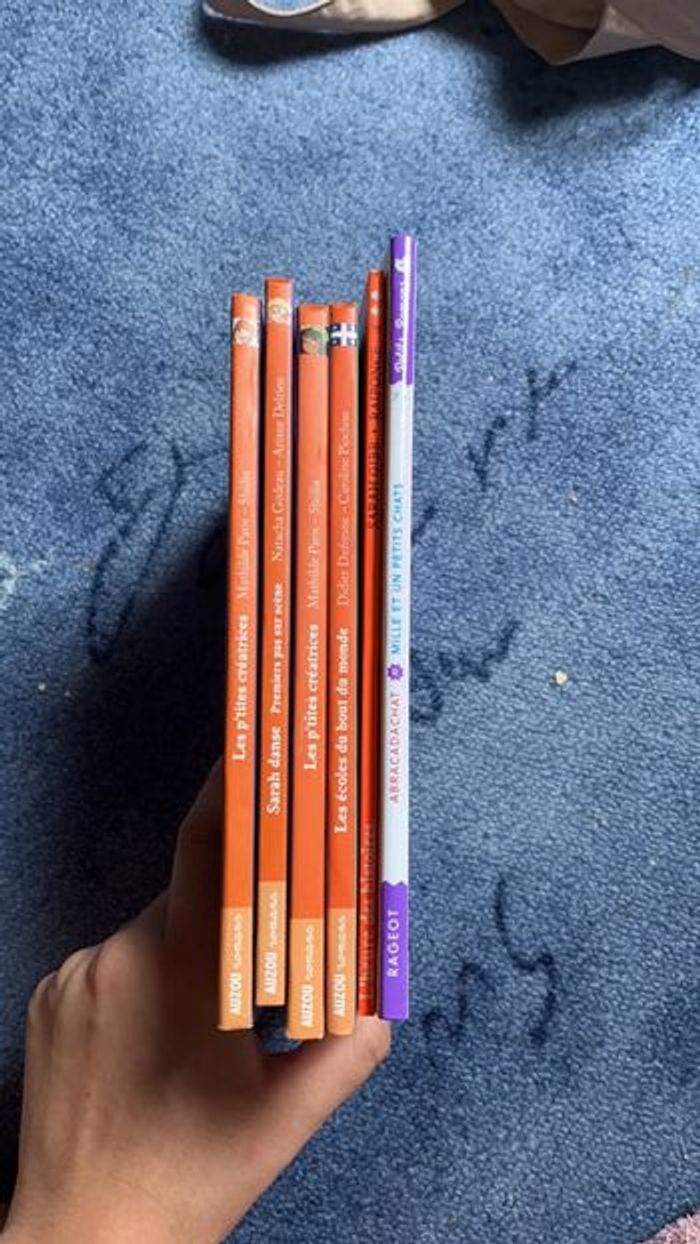 Lots de 6 livres des 7 ans
