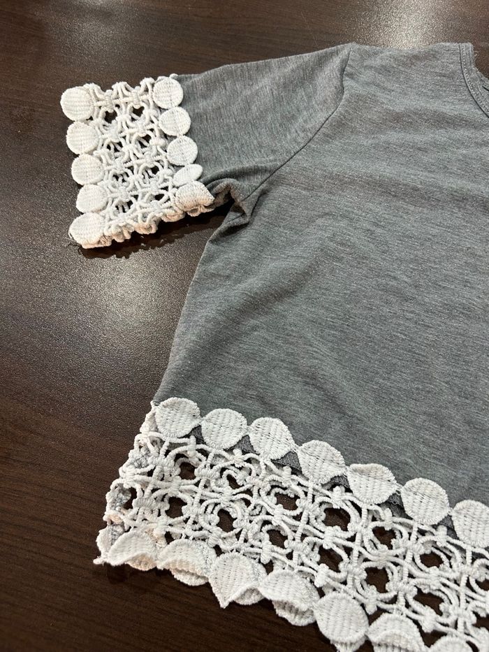 Crop top gris H&M - photo numéro 3