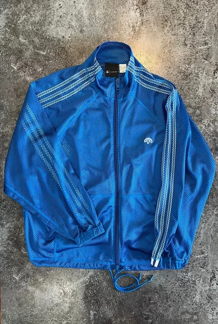 Gilet sport bleu homme Adidas Alexander Wang taille L Chaleco deportivo hombre Gilet uomo