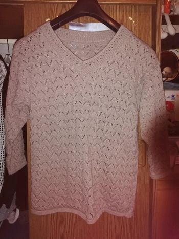 Pull marron clair taille M