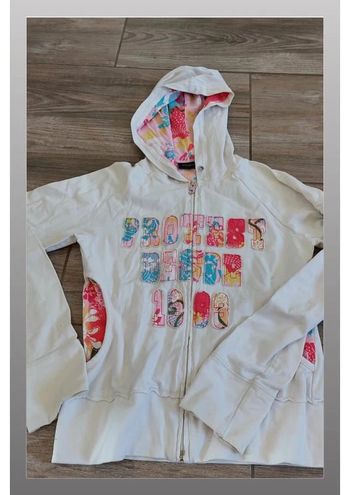 Jolie veste protest blanche taille S