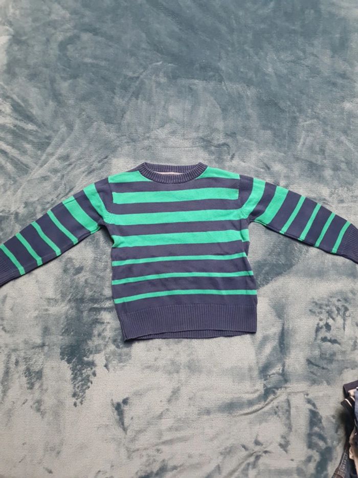 Pull rayé garçon 4 ans