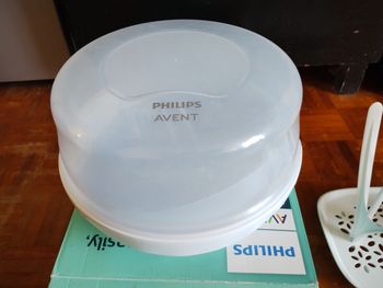 Lot de  Stérilisateur + égouttoir biberons Philips Avent