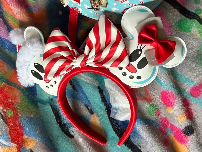 Sac à dos loungefly Disney bonhomme de neige et ears - photo numéro 5