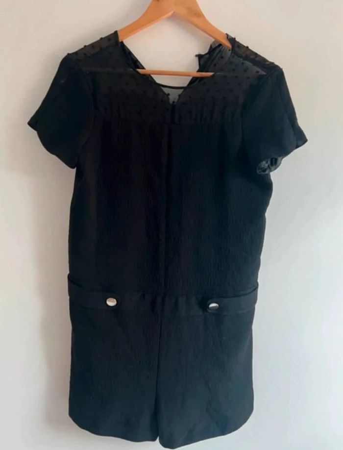 Combishort noire texturée Zara - photo numéro 2