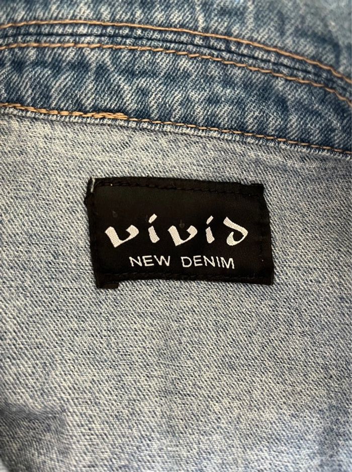 Veste en jean déchirée Vivid - photo numéro 4