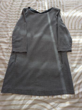 Robe Tunique MANGO SUIT - Motif Pied-de-Poule Mini