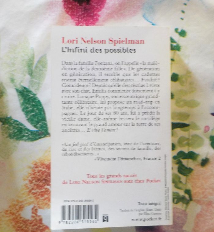 L'INFINI DES POSSIBLES de Lori NELSON SPIELMAN Ed. Pocket - photo numéro 3
