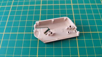 Intérieur porte droite pièce détachée miniature Bburago burago Porsche 911 Carrera 1993 noir 1/18 1/