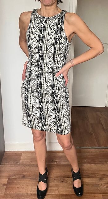 Robe noire et blanche Morgan - taille 34