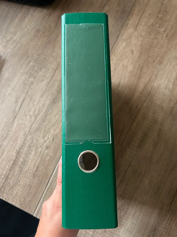 Classeur à levier vert - photo numéro 4