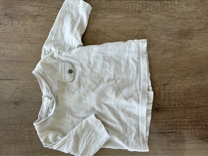 T-shirt manches longues 1 mois