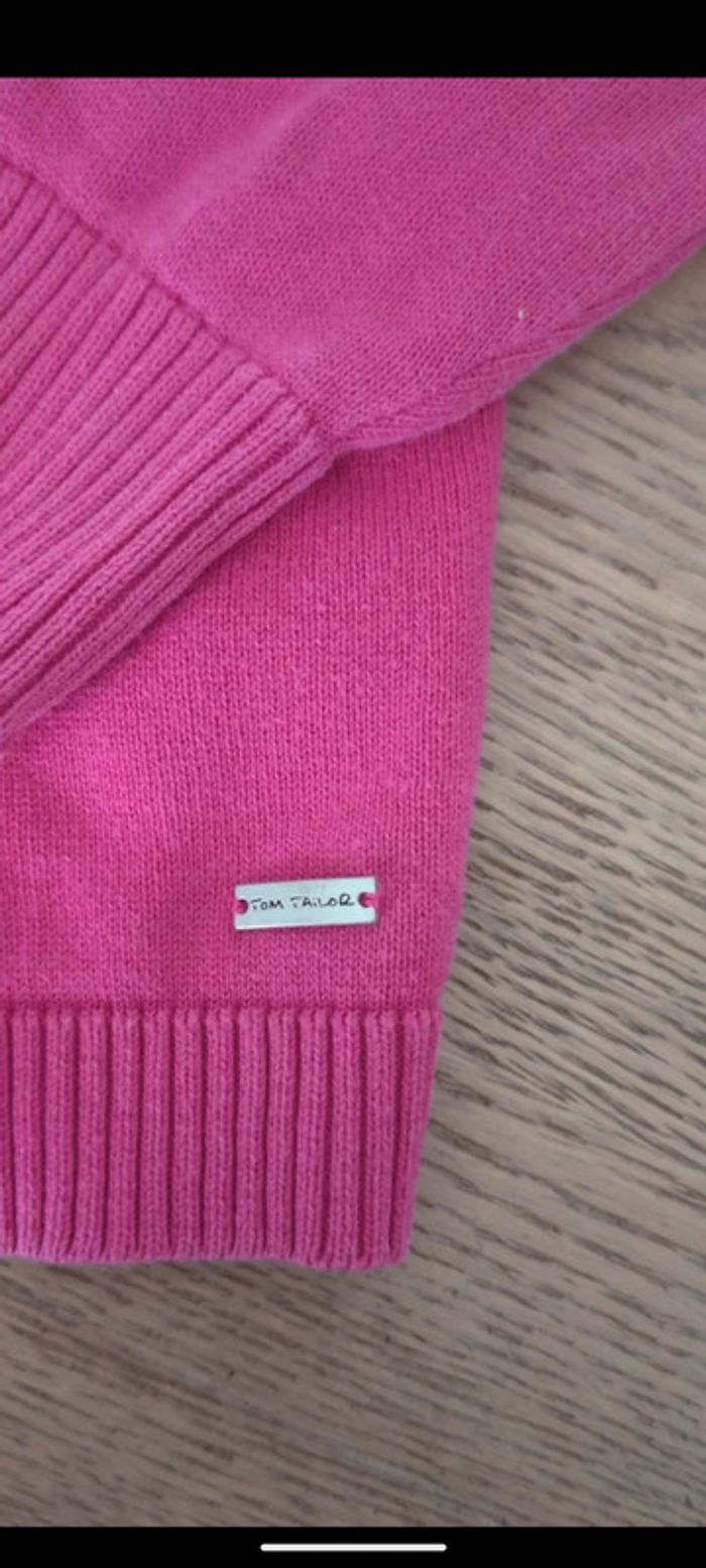 Gilet cardigan rose - photo numéro 3