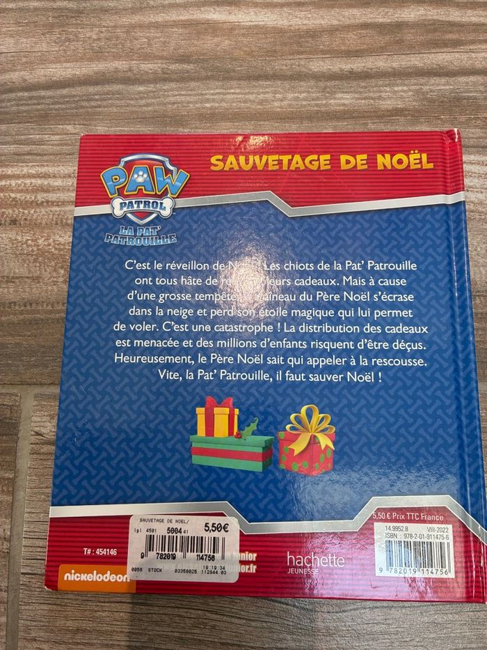 Livre pat patrouille « sauvetage de Noël » - photo numéro 2