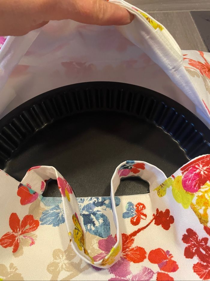 Sac à tarte fleurs colorées - photo numéro 3