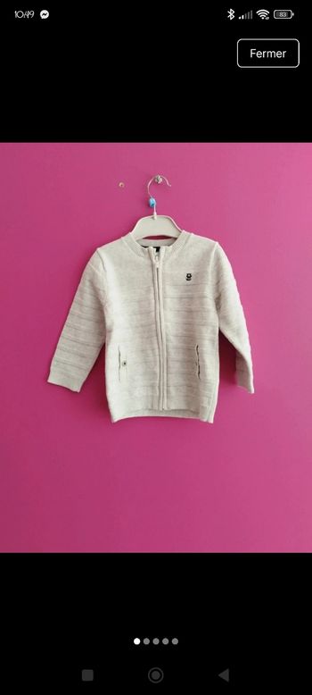 Gilet obaidi 18 mois b1 