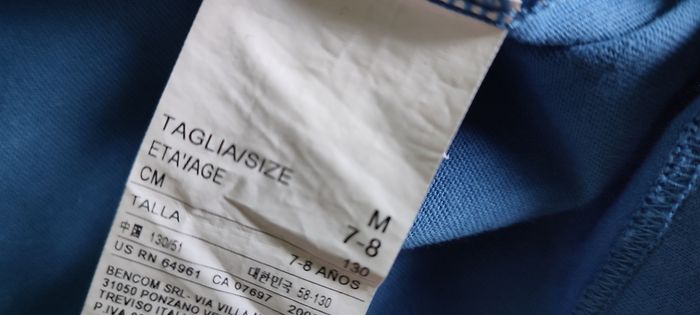 Tee shirt Benetton 7 8 ans - photo numéro 5