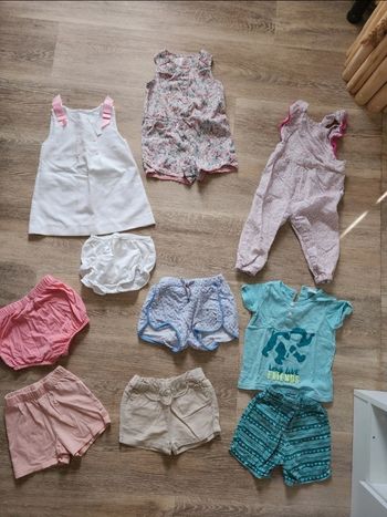 Lot été fille 18 mois